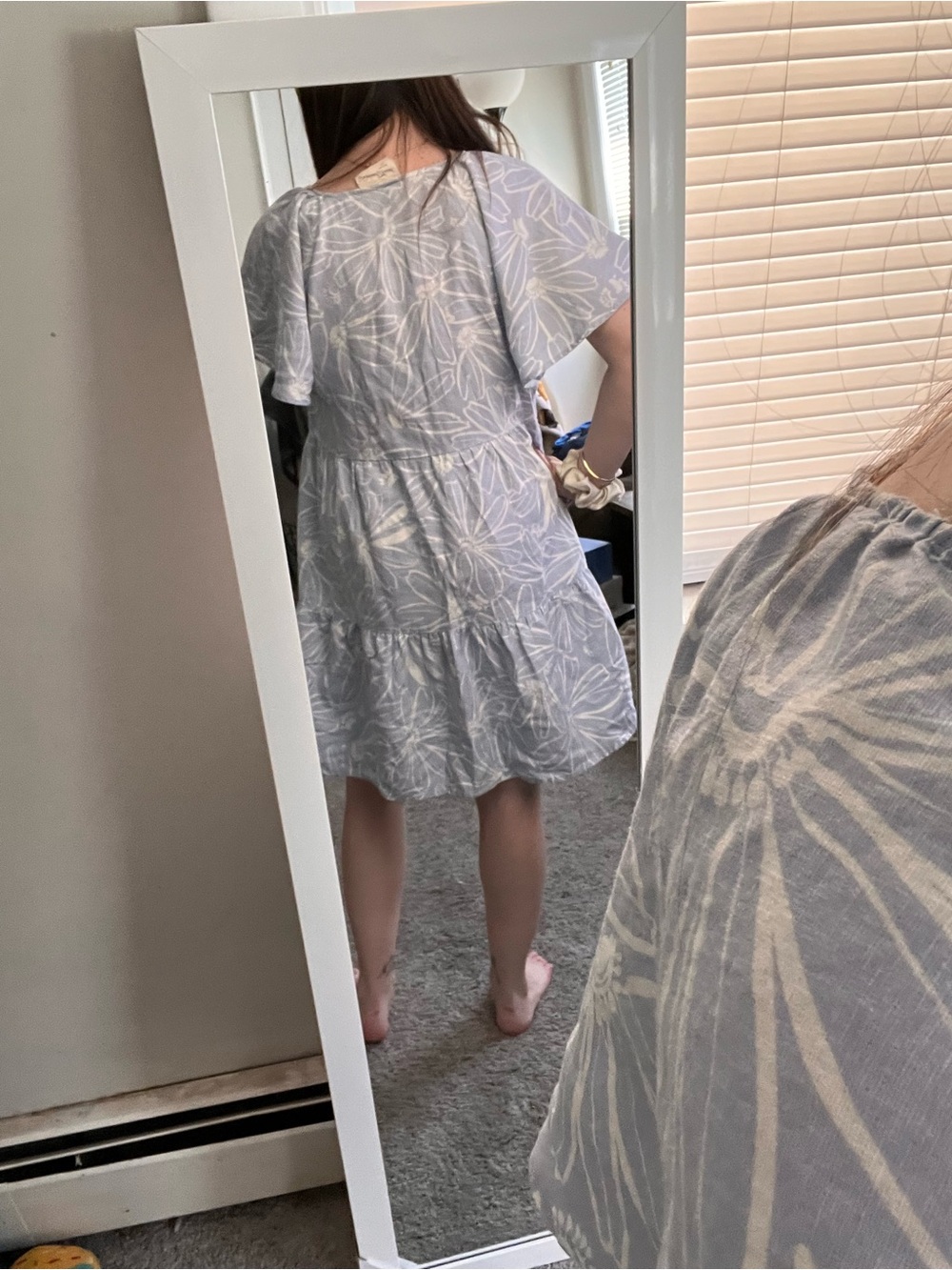 Universal Thread Light Blue Top with Subtle Texture - Picture 2 of 4